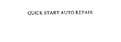 QUICK START AUTO REPAIR