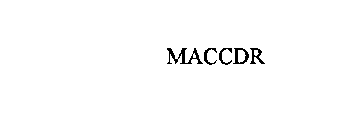 MACCDR