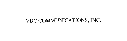 VDC COMMUNICATIONS, INC.