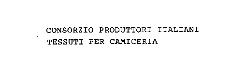 CONSORZIO PRODUTTORI ITALIAN1 TESSUTI PER CAMICERIA