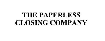 THE PAPERLESS CLOSING COMPANY