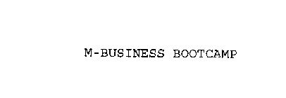 M-BUSINESS BOOTCAMP