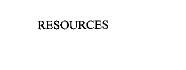 RESOURCES