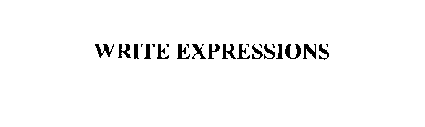 WRITE EXPRESSIONS