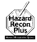 HAZARD RECON PLUS HAZARD RECOGNITION SYSTEM
