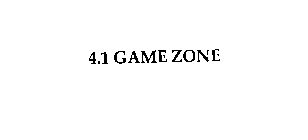4.1 GAME ZONE