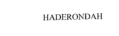 HADERONDAH