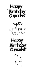 GOODY MAN HAPPY BIRTHDAY CUPCAKES