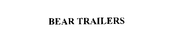 BEAR TRAILERS