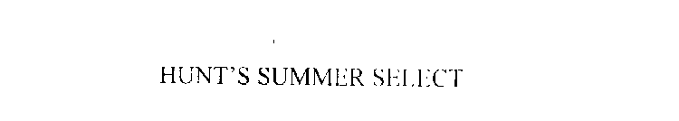HUNT'S SUMMER SELECT