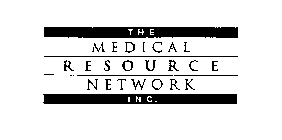 THE MEDICAL RESOURCE NETWORK INC.