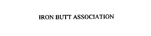 IRON BUTT ASSOCIATION