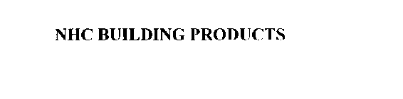 NHC BUILDING PRODUCTS