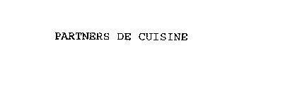 PARTNERS DE CUISINE