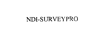 NDI-SURVEYPRO