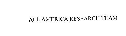 ALL-AMERICA RESEARCH TEAM