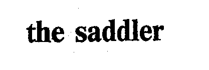 THE SADDLER