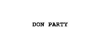 DON PARTY