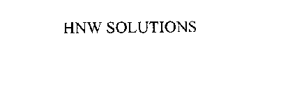 HNW SOLUTIONS