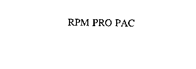 RPM PRO PAC