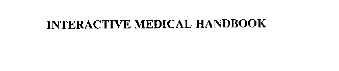 INTERACTIVE MEDICAL HANDBOOK