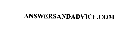 ANSWERSANDADVICE.COM