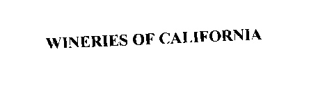 WINERIES OF CALIFORNIA