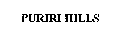 PURIRI HILLS