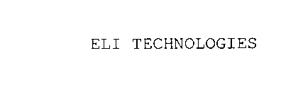 ELI TECHNOLOGIES