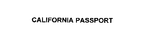 CALIFORNIA PASSPORT