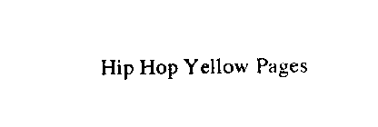 HIP HOP YELLOW PAGES