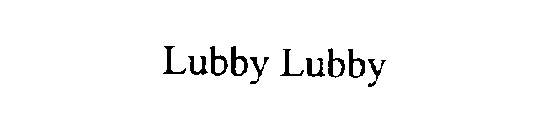 LUBBY LUBBY