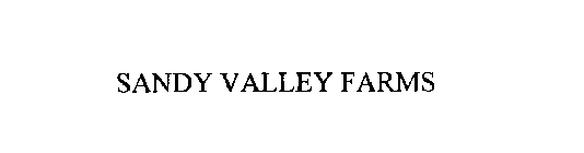 SANDY VALLEY FARMS