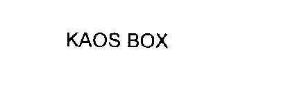 KAOS BOX