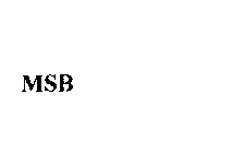 MSB