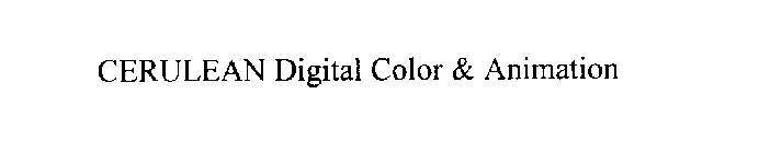 CERULEAN DIGITAL COLOR & ANIMATION