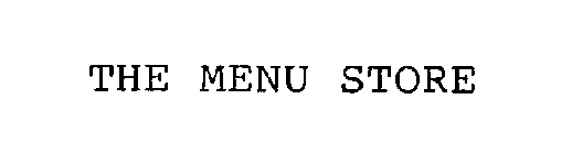 THE MENU STORE