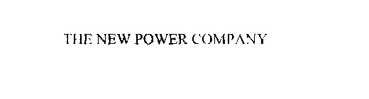 THE NEW POWER COMPANY