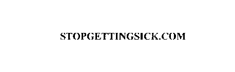 STOPGETTINGSICK.COM