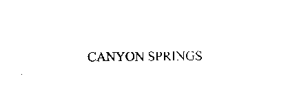 CANYON SPRINGS