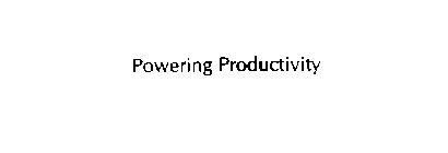POWERING PRODUCTIVITY
