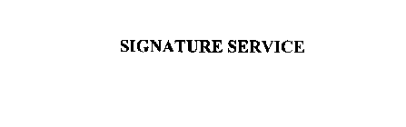 SIGNATURE SERVICE