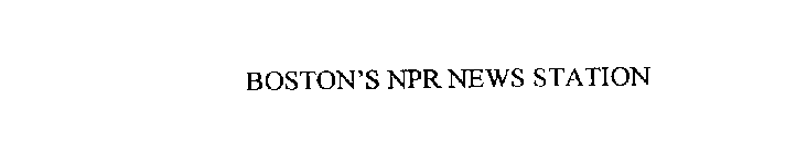 BOSTON'S NPR NEWS STATION