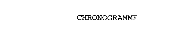CHRONOGRAMME