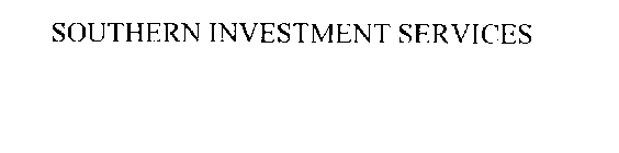 SOUTHERN INVESTMENT SERVICES