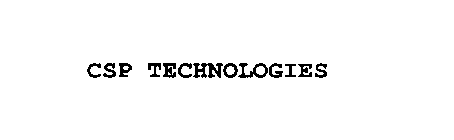 CSP TECHNOLOGIES