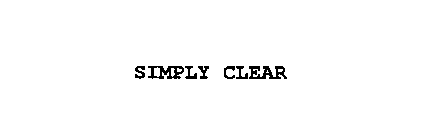 SIMPLY CLEAR
