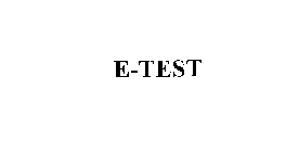 E-TEST