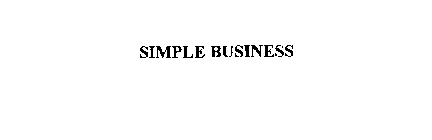 SIMPLE BUSINESS