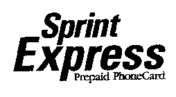 SPRINT EXPRESS PREPAID PHONECARD